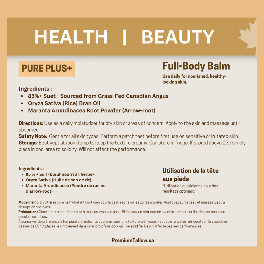 PURE PLUS+  "Velvety Finish" Soft Balm ~Midi 30g