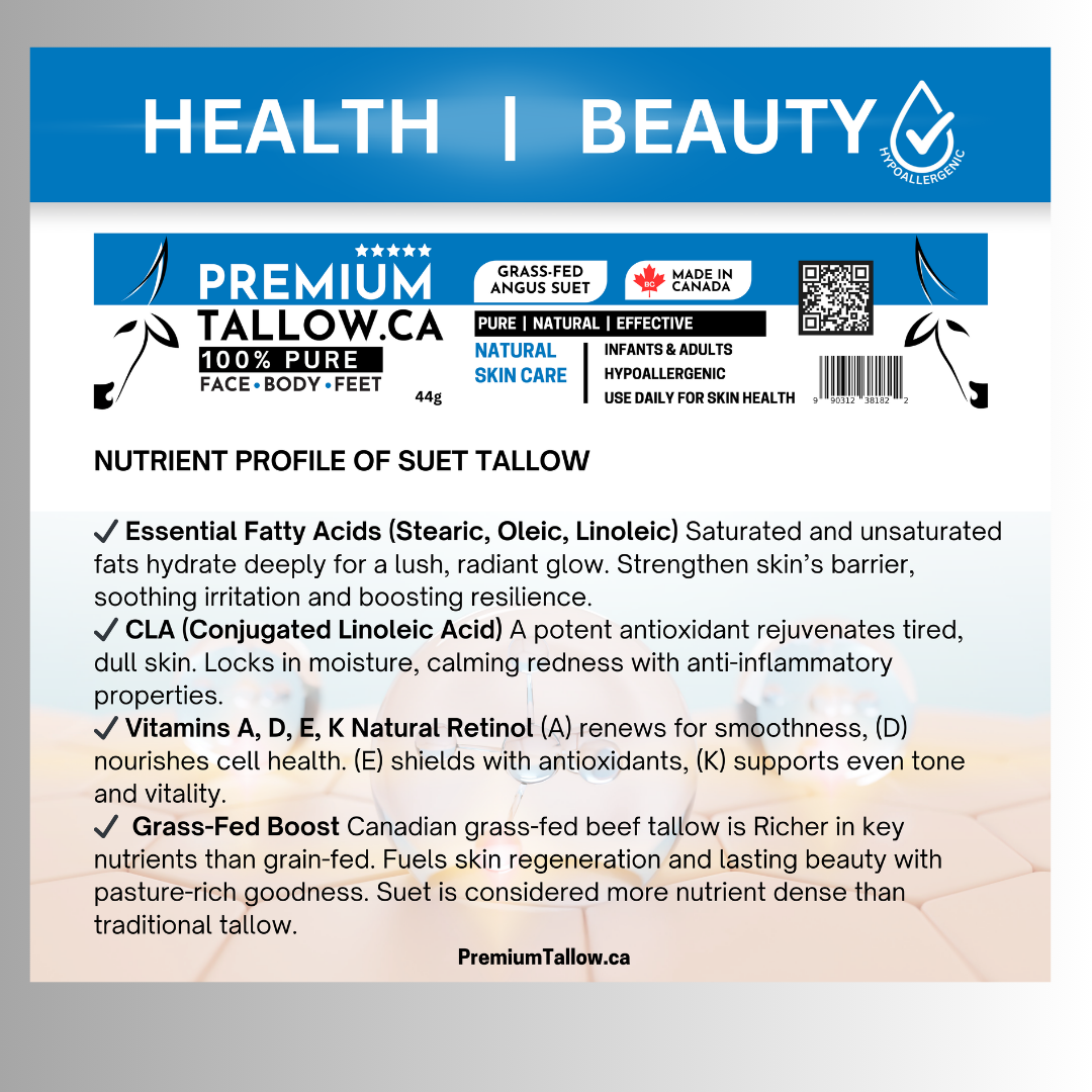 100% Pure Suet Tallow ~Midi 30g