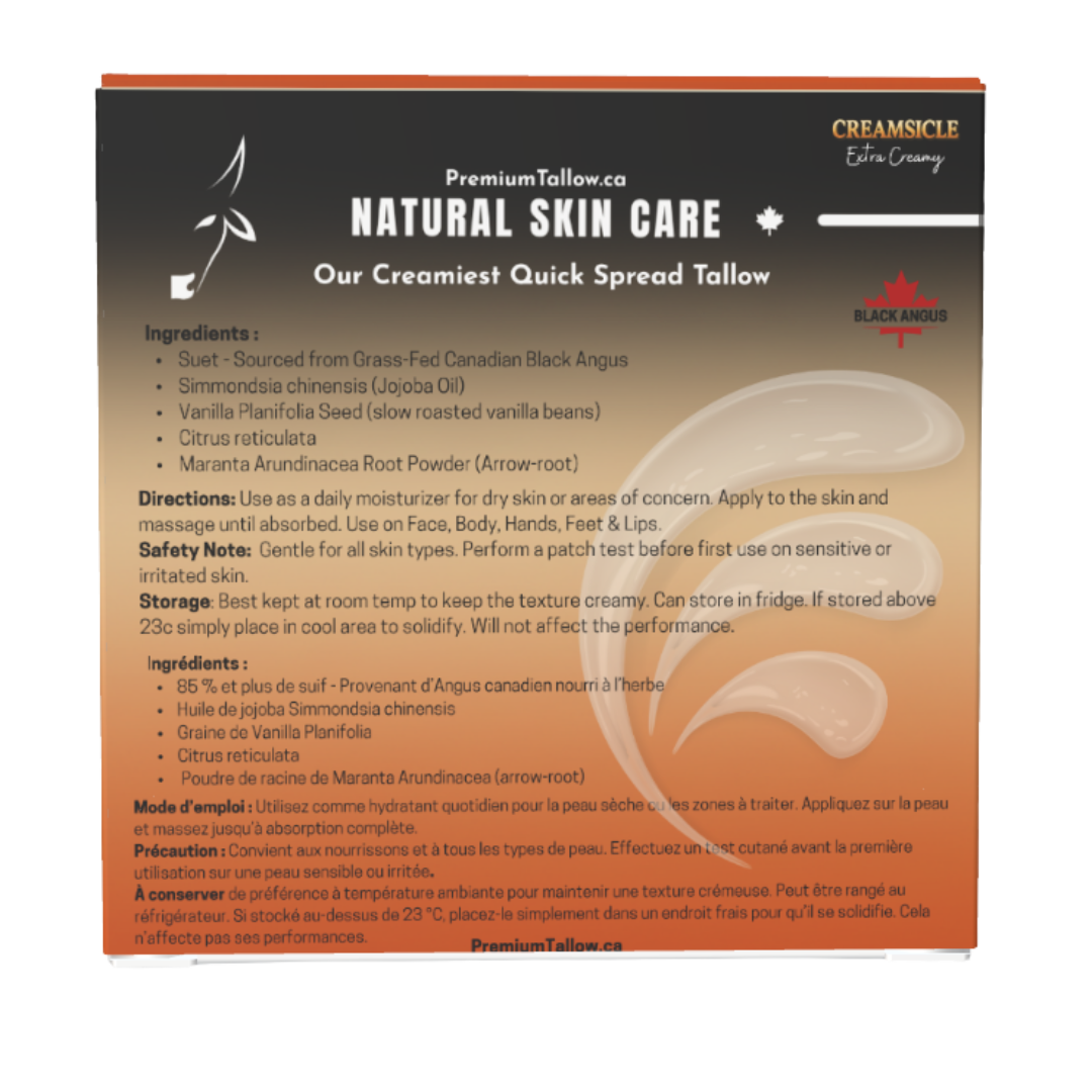 NEW PRODUCT - CREAMY TANGERINE BODY BUTTER / LIP CARE 30g