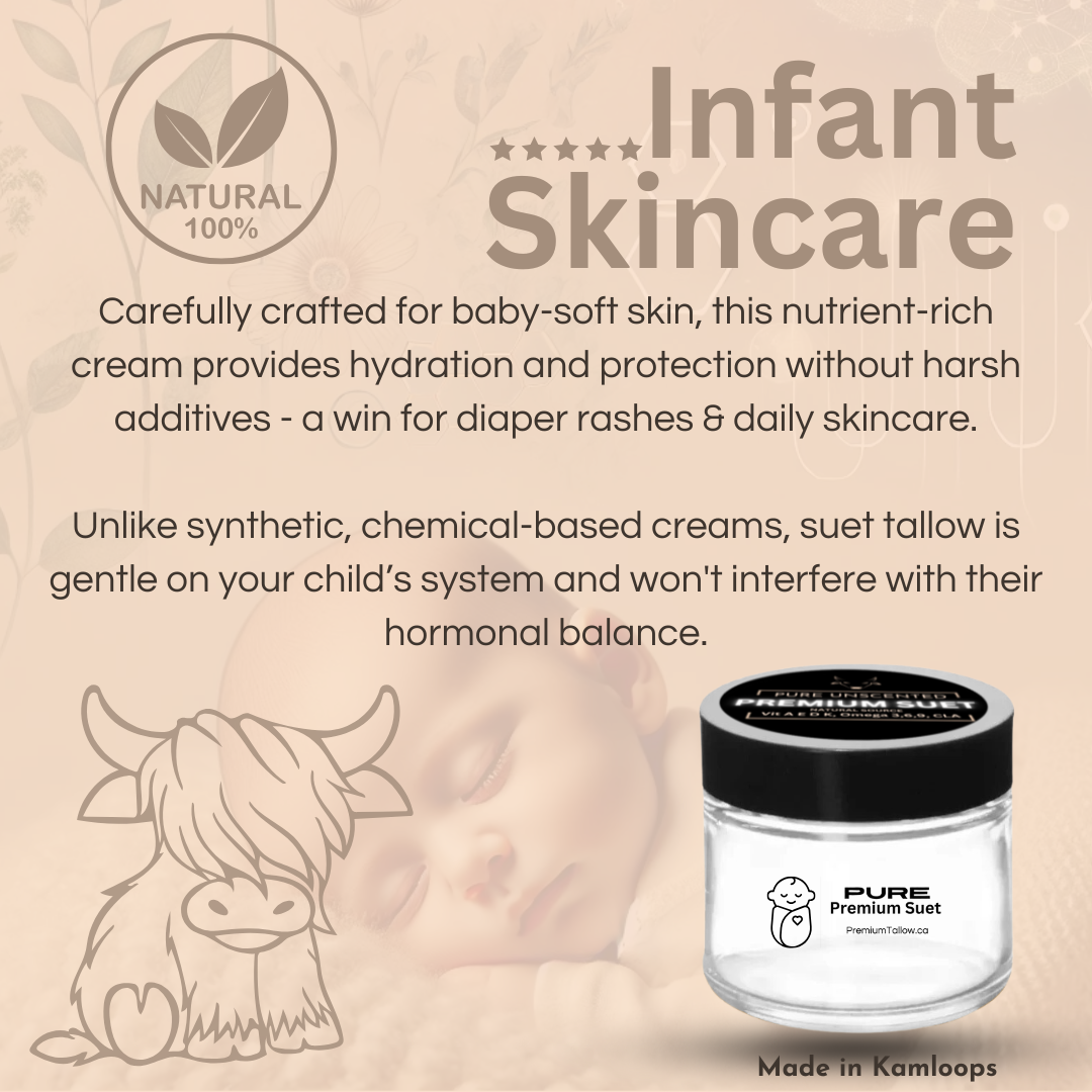 Nourishing Infant Skin with Premium Suet Tallow