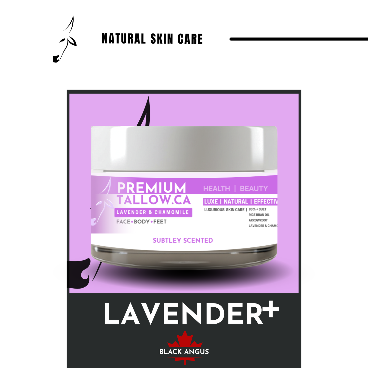 Lavender+ Suet Tallow "Velvety Finish"