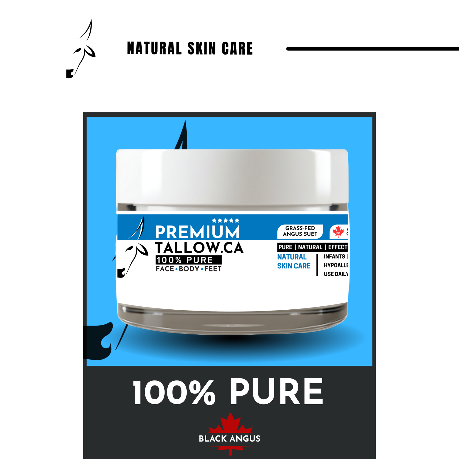 100% Pure Suet Tallow ~ For All Ages, All Skin Types & Goals ~