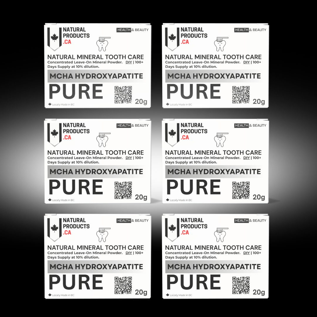 6 Pack PURE MCHA Hydroxyapatite 20g- DIY/ Concentrate " Value Purchase"