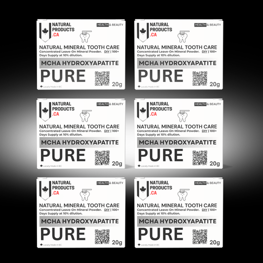 6 Pack PURE MCHA Hydroxyapatite 20g- DIY/ Concentrate " Value Purchase"