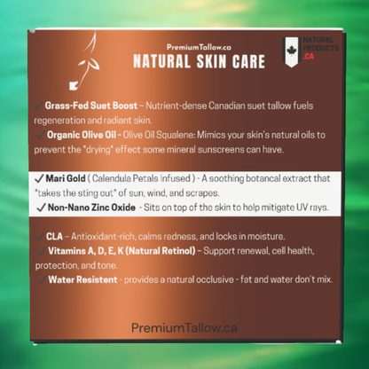 Pure + Outdoor Coverage: Mari Gold & Zinc Oxide 50g (Instock April) Unscented / Natural