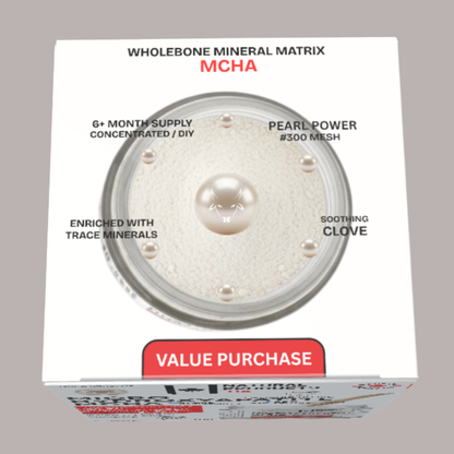 MCHA Hydroxyapatite Tooth Mineral Powder Blend Concentrated (6-Month Supply)