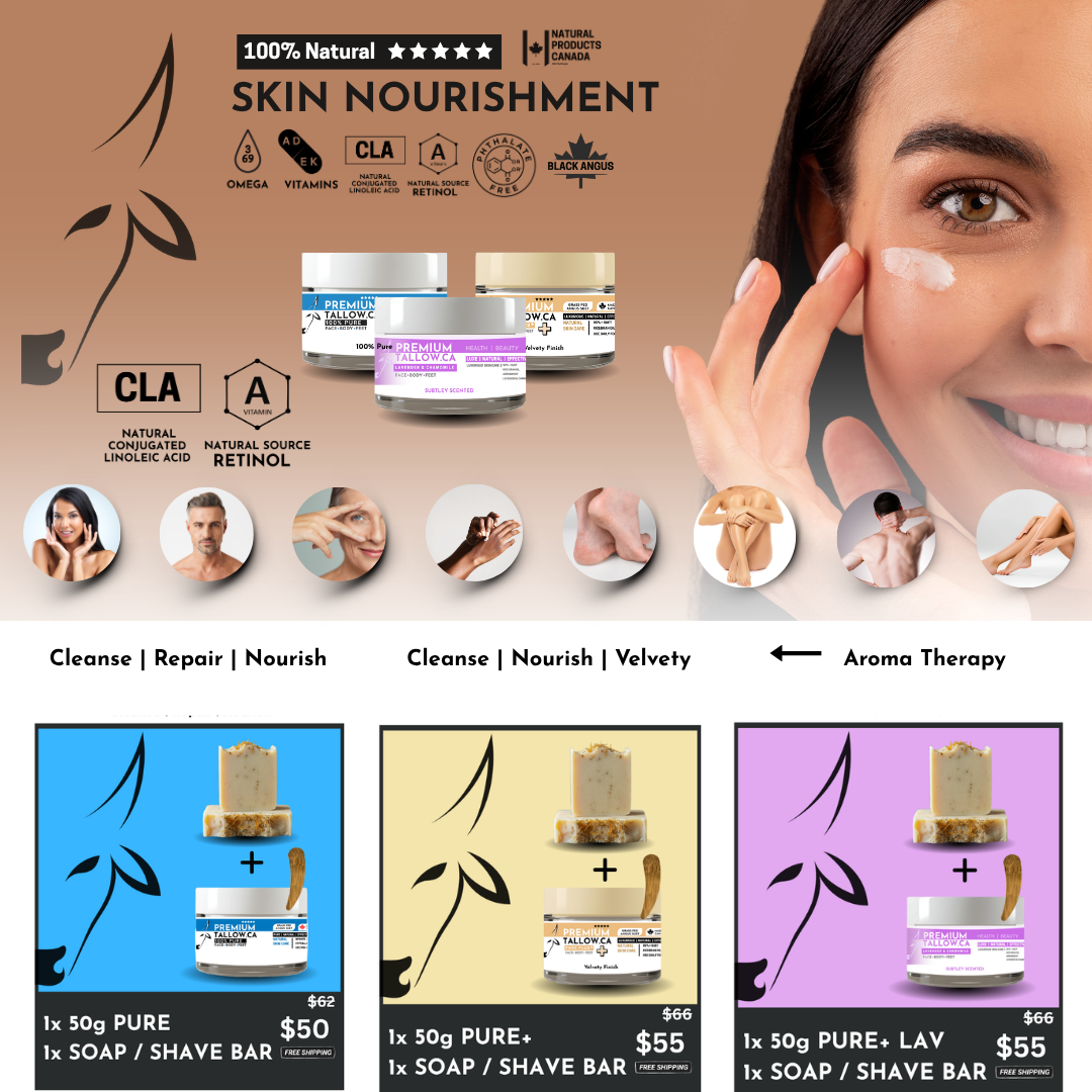 Premium Calendula Suet Tallow Soap/ Shave Bar – Cleanse, Nourish, Shave.