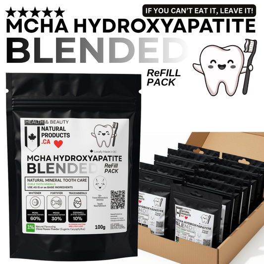 ReFILL Pack BLENDED MCHA Hydroxyapatite 100g - Bulk Savings 51% 0.72c / g