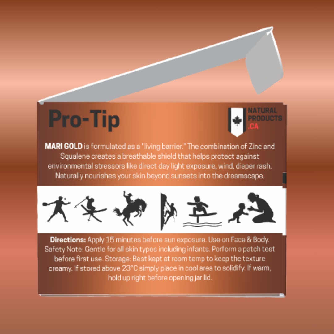 Natural Sun Mitigator: Calendula & Non-Nano Zinc Oxide (natural scent)