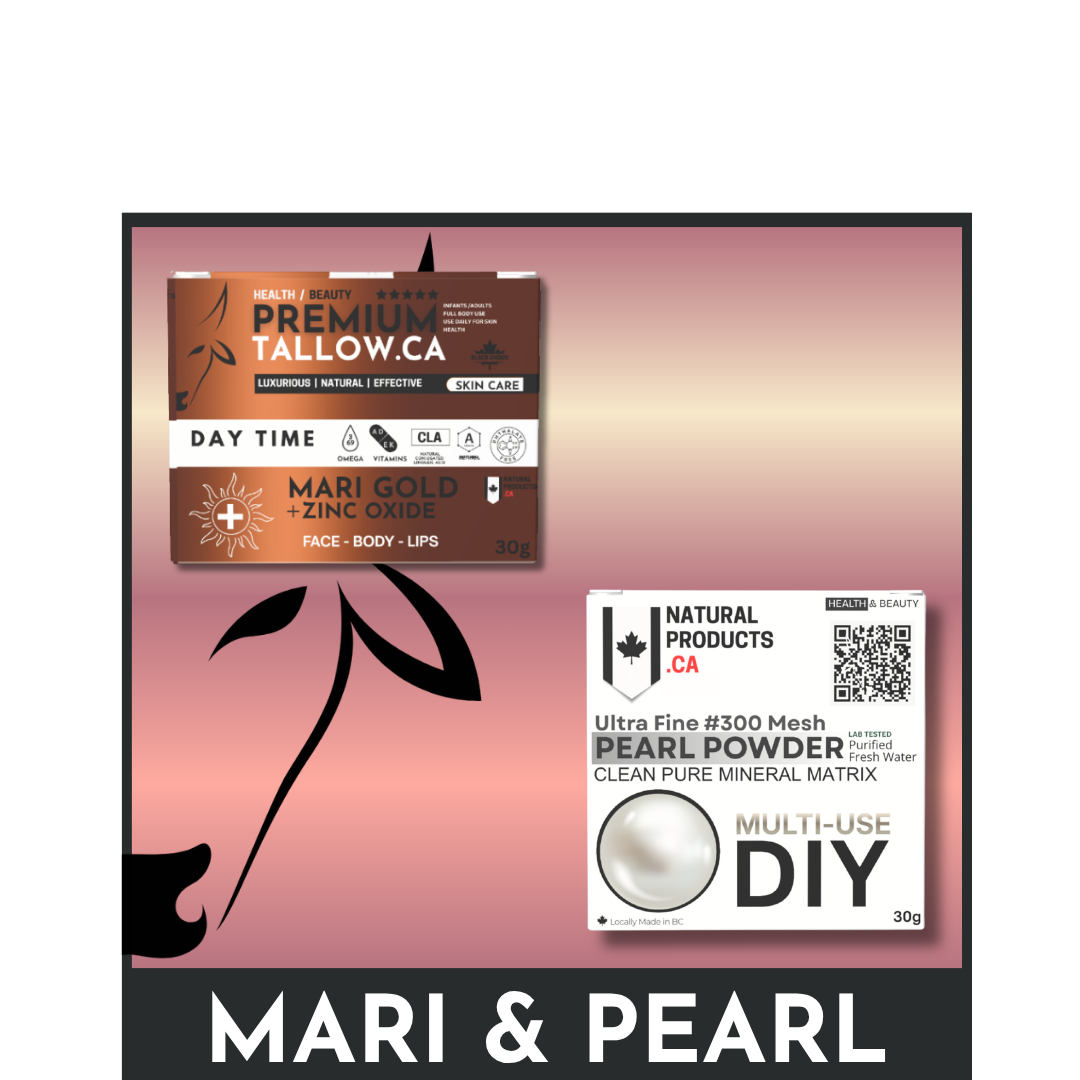 Mineral Pairing 1x 30g Mari-Gold Suet & 1x Pearl Powder 30g