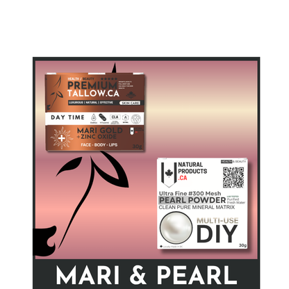 Mineral Pairing 1x 30g Mari-Gold Suet & 1x Pearl Powder 30g