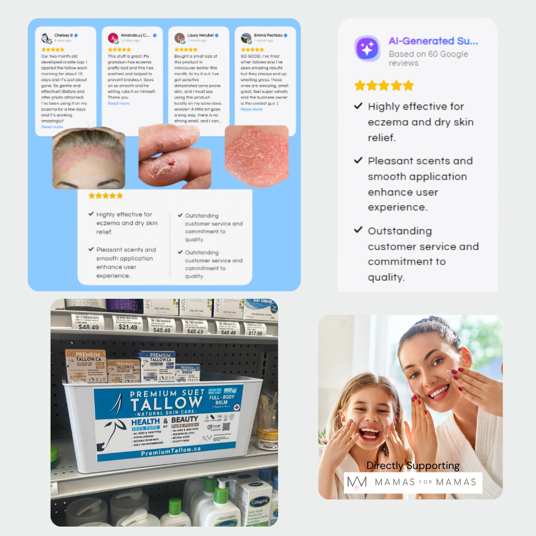 100% Pure Suet Tallow Balm ~Mini 15g