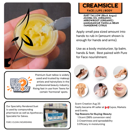 Creamscile - 15g Mini Lip Blam, Tester 1 month supply.