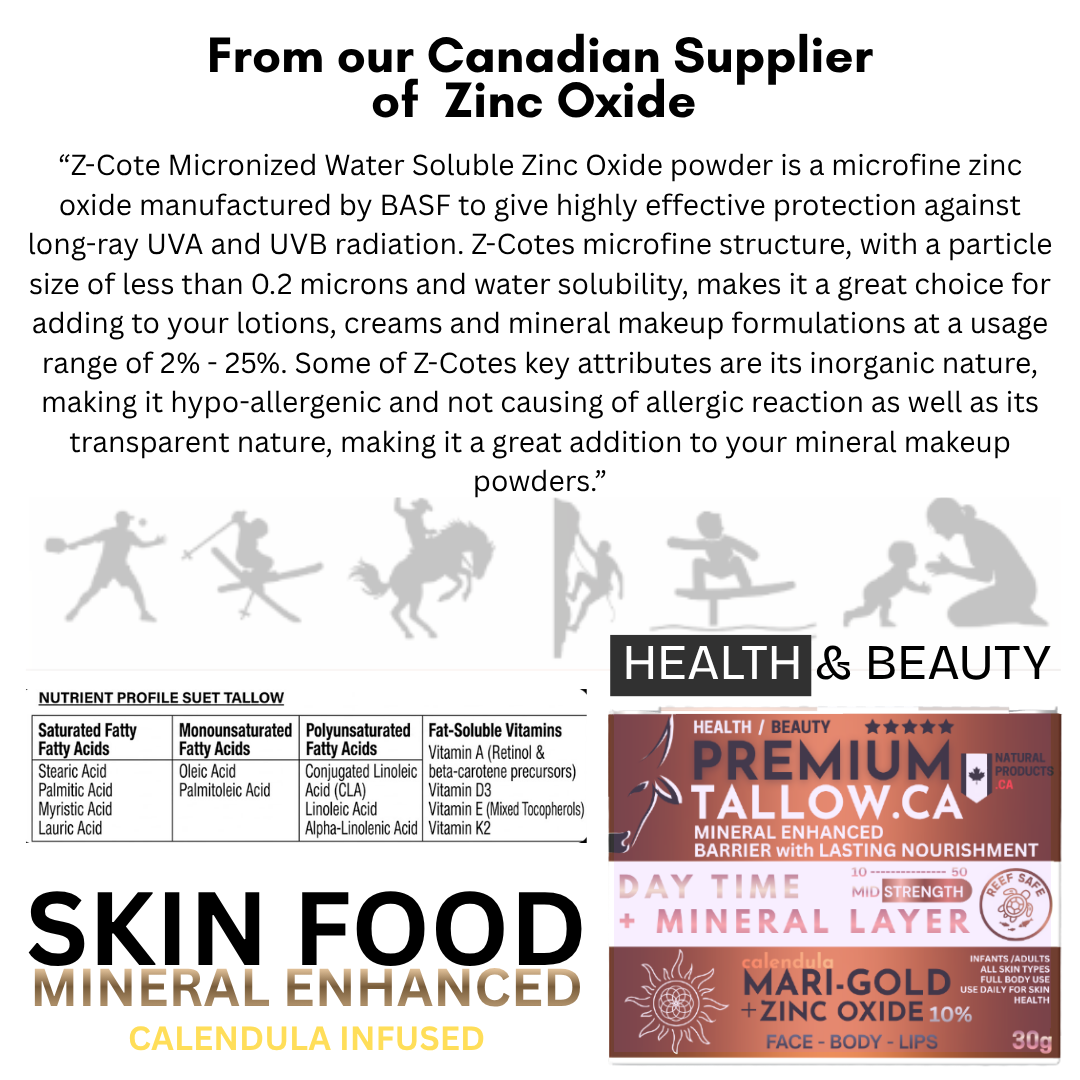 Natural Sun Mitigator: Calendula & Non-Nano Zinc Oxide (natural scent)