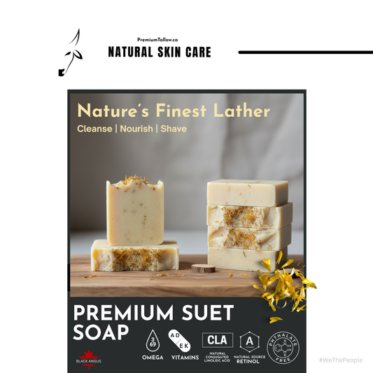 Calendula Suet Tallow Soap Bar – Repair, Replenish, Nourish.