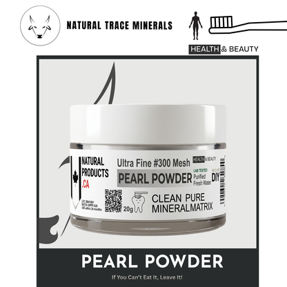 Health Canada Hot List Pearl Powder Made In Canada.  