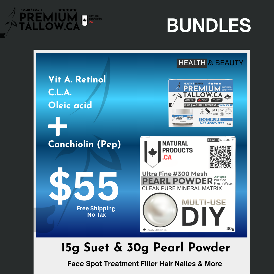 Beauty Bundle 15g Angus Suet & 30g Pearl Powder Ultra-Fine #Mesh300 (Conch Pep)