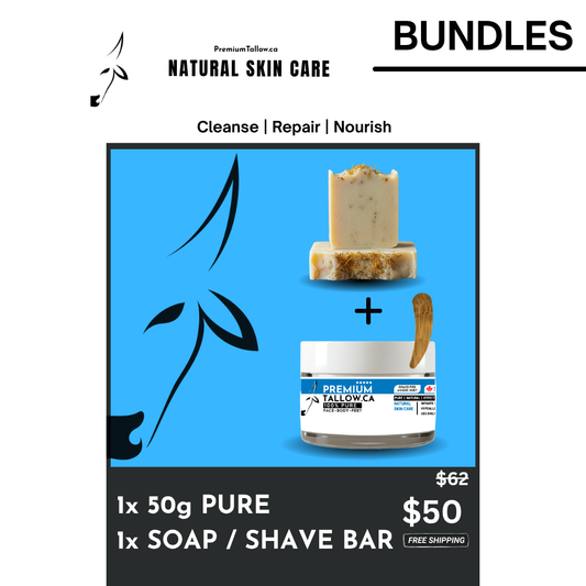 BUNDLES: PURE SUET 50g BALM & SOAP Health & Beauty Set $50 FREE SHIPPING