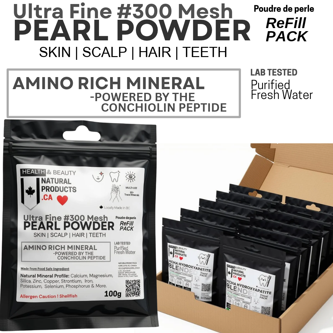 6x Pack Pearl Powder REFILL 100g - Bulk Buy 2-in-1
