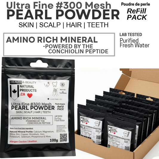 6x Pack Pearl Powder REFILL 100g - Bulk Buy 2-in-1