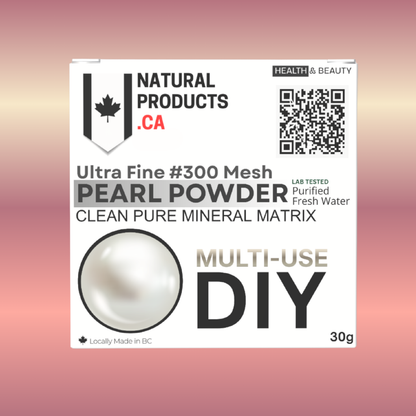 Pure Freshwater Pearl Powder | Ultra-Fine #300 | Premium Tallow
