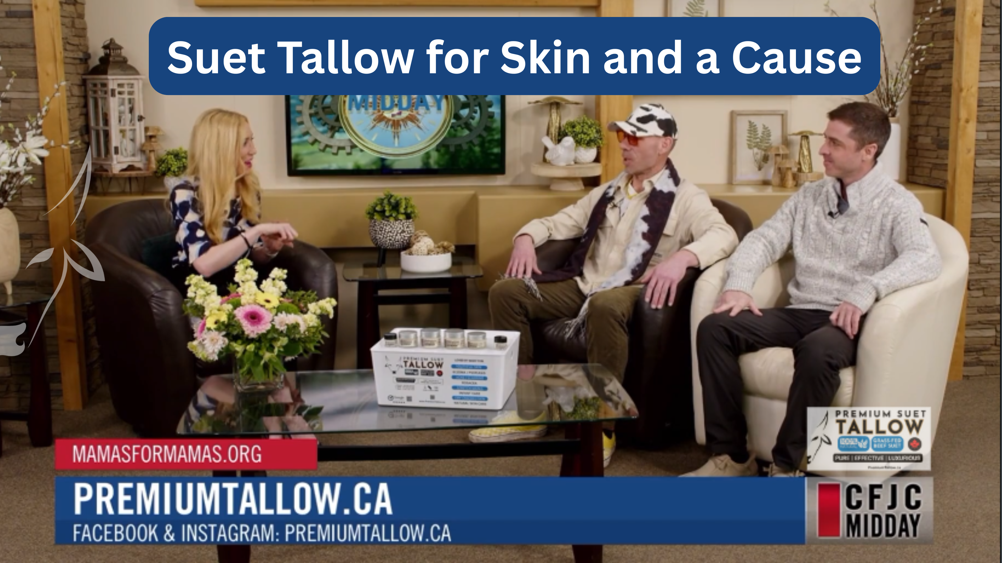 Load video: An Interview on CFJC Kamloops, BC, Canada about the PremiumTallow.ca and MamasforMamas.org 2025