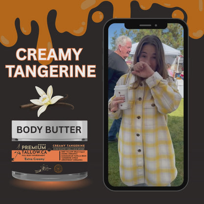 NEW PRODUCT - CREAMY TANGERINE BODY BUTTER