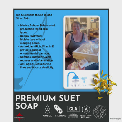 Calendula Suet Tallow Soap Bar – Repair, Replenish, Nourish.